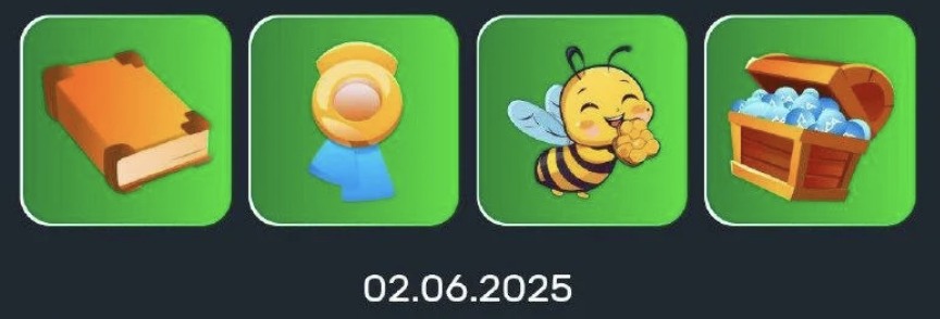 Bee Harvest Daily Combo 2 June 2025